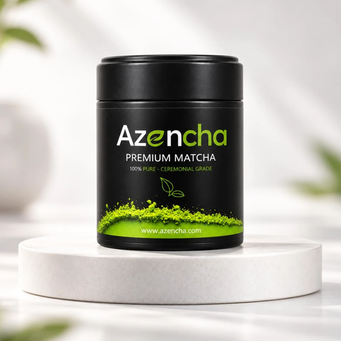 Bột Matcha Azencha Ceremonial Cao Cấp Hộp Thiếc 30g - ảnh 4
