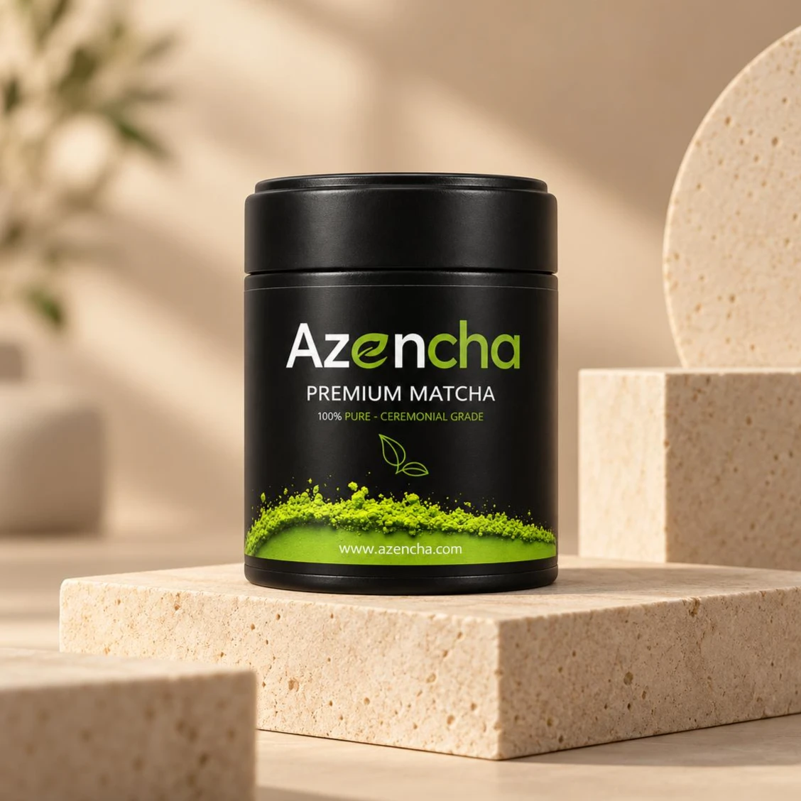 Bột Matcha Azencha Ceremonial Cao Cấp Hộp Thiếc 30g - ảnh 5